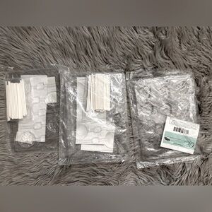 NEW set of 3 chocolate lollipops molds: soccer balls & heart shapes with sticks